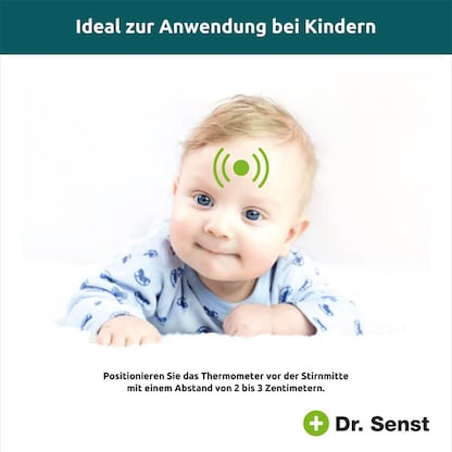 Artikelbild 3 für Dr. Senst® Infrarot-Stirnthermometer weiß, Artikelnummer 700084