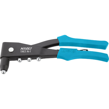 Artikelbild 11 für HAZET Handnietzange 1963N-1 Für Blindniete Aluminium bis ⌀ 5,0 mm, Stahl bis ⌀ 4,0 mm, Edelstahl bis ⌀ 3,2 mm 25,5 cm, Artikelnummer 583066