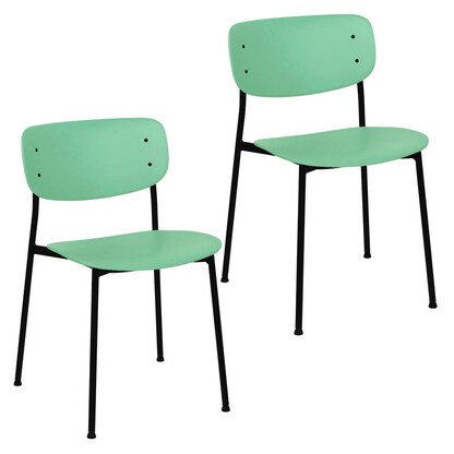 Artikelbild 13 für 2 meet powered by PAPERFLOW Besucherstühle SOHO CHSOHOX2.01.08 grün Kunststoff, Artikelnummer 590537