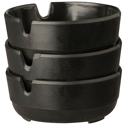 Artikelbild 4 für 3 APS Aschenbecher schwarz, Artikelnummer 195239