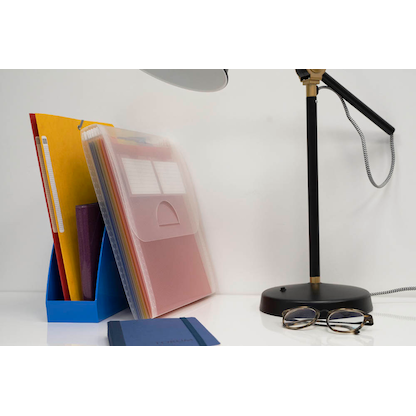 Artikelbild 5 für Exacompta Fächermappe Crystal 6 Fächer transparent, Artikelnummer 680989