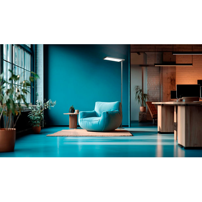 Artikelbild 2 für Hansa Capella Stehlampe silber-grau 80 W, Artikelnummer 719167