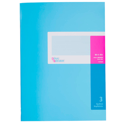 Artikelbild 2 für KÖNIG & EBHARDT Spaltenbuch 86-1103101 3-Spalten, 32 Zeilen Spalten, Artikelnummer 508697