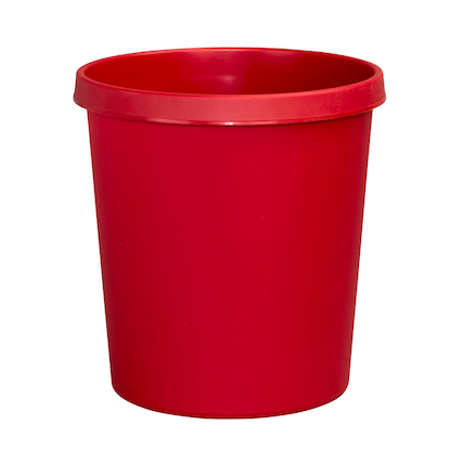 Artikelbild 2 für helit Papierkorb 18,0 l rot, Artikelnummer 684019