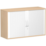 Artikelbild 1 für geramöbel Flex Rollladenschrank buche, silber 1 Fachboden 120,0 x 42,5 x 72,0 cm, Artikelnummer 876990