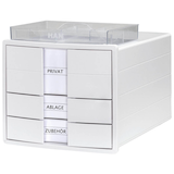 Artikelbild 1 für HAN Schubladenbox IMPULS weiß 1017-12, DIN A4 mit 3 Schubladen, Artikelnummer 661654