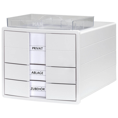 Artikelbild 11 für HAN Schubladenbox IMPULS weiß 1017-12, DIN A4 mit 3 Schubladen, Artikelnummer 661654