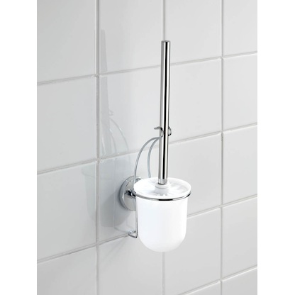 Artikelbild 2 für WENKO WC-Garnitur Milazzo silber, weiß Metall, Artikelnummer 812757