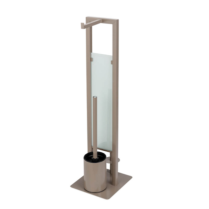 Artikelbild 2 für WENKO WC-Garnitur Rivalta taupe Metall, Artikelnummer 816344