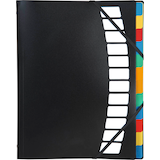 Artikelbild 1 für BRUNNEN Ordnungsmappe 12 Fächer schwarz, Artikelnummer 926218