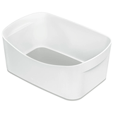 Artikelbild 1 für AKTION: LEITZ MyBox Aufbewahrungsbox 3,0 l perlweiß/grau 24,6 x 16,0 x 9,8 cm mit Prämie nach Registrierung, Artikelnummer 403232