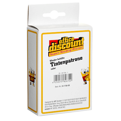 Artikelbild 2 für office discount color Druckerpatrone kompatibel zu HP 302XL (F6U67AE), Artikelnummer 241756