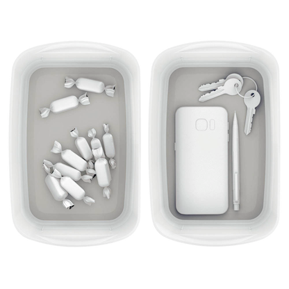 Artikelbild 2 für AKTION: LEITZ MyBox Aufbewahrungsbox 3,0 l perlweiß/grau 24,6 x 16,0 x 9,8 cm mit Prämie nach Registrierung, Artikelnummer 403232