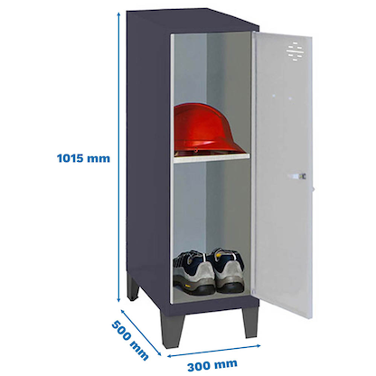 Artikelbild 2 für Simonrack Spind SIMONLOCKER DISM anthrazit, grau 8425437120817, 1 Schließfach 30,0 x 50,0 x 101,5 cm, Artikelnummer 356507