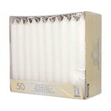 Artikelbild 1 für 50 STARPAK Kerzen weiß, Artikelnummer 237158