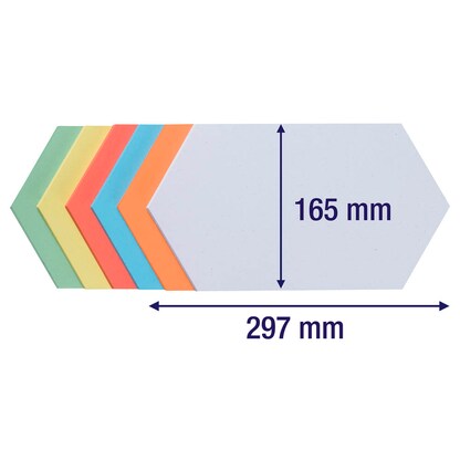 Artikelbild 2 für FRANKEN Moderationskarten farbsortiert 29,7 x 16,5 cm, 250 St., Artikelnummer 670558
