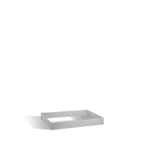 Artikelbild 1 für CP 7100 Sockel für Schränke verkehrsweiß 110,0 x 75,0 x 10,0 cm, Artikelnummer 683545