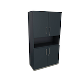 Artikelbild 1 für fm Regalschrank Oldenburg, 4260649684429 lavagrau 100,0 cm 44,2 cm, Artikelnummer 408363