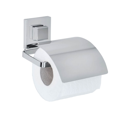 Artikelbild 2 für WENKO Toilettenpapierhalter Cover Quadro silber, Artikelnummer 812782