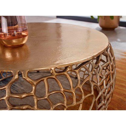 Artikelbild 6 für WOHNLING Couchtisch Aluminium gold 66,0 x 66,0 x 30,0 cm, Artikelnummer 166639