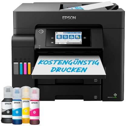 Artikelbild 2 für AKTION: EPSON EcoTank ET-5805 4 in 1 Tintenstrahl-Multifunktionsdrucker schwarz + GRATIS Ariete Airy Fryer 4 L Heißluftfritteuse mit 100 Euro CashBack, Artikelnummer 708110