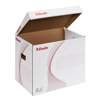 Artikelbild 4 für 10 Esselte Archivcontainer weiß 39,8 x 28,0 x 30,2 cm, Artikelnummer 515062