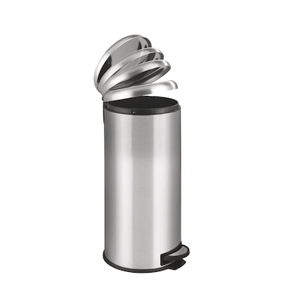 Artikelbild für WENKO Leman Mülleimer 30,0 l silber, Artikelnummer 804843