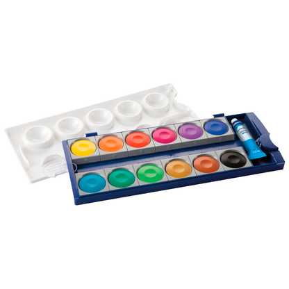 Artikelbild für Pelikan K12 Wasserfarbkasten 12 Farben, Artikelnummer 746487