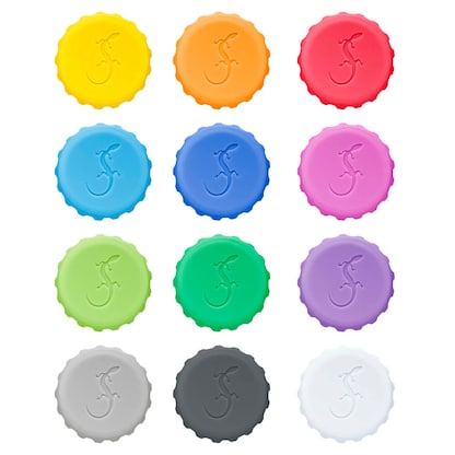 Artikelbild 12 für LURCH Silikon-Kronkorken bunt, 12 St., Artikelnummer 637878