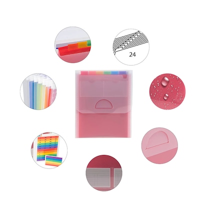 Artikelbild 7 für Exacompta Fächermappe Crystal 6 Fächer transparent, Artikelnummer 680989