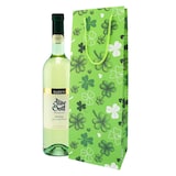 Artikelbild 1 für Idena Geschenktüte für Flaschen Glücksklee grün 12,5 x 35,5 cm, Artikelnummer 677177