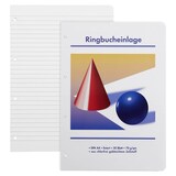 Artikelbild 1 für Ringbucheinlagen Kugel und Kegel A4 liniert, 50 Blätter, 10 Satz, Artikelnummer 426098