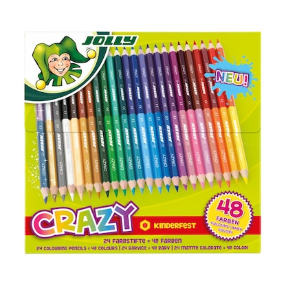Artikelbild 2 für JOLLY Supersticks Crazy Buntstifte farbsortiert, 24 St., Artikelnummer 348704