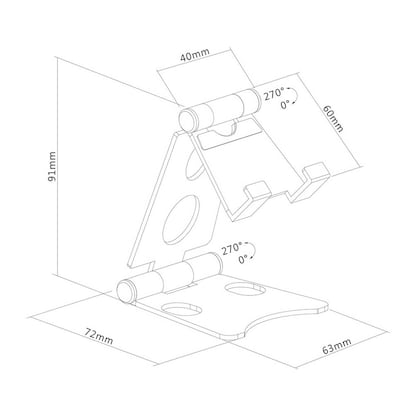 Artikelbild 6 für Neomounts Smartphone-Ständer DS10-150SL1 silber, Artikelnummer 414963