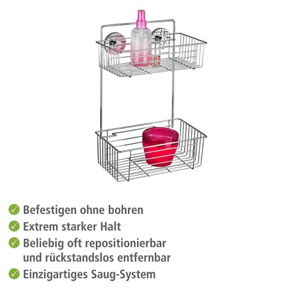 Artikelbild 8 für WENKO Bari Duschregal Stahl, Artikelnummer 529691