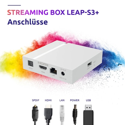 Artikelbild 3 für STRONG LEAP-S3+ V2 TV Media Player Ultra HD (4K), 16 GB, Artikelnummer 583656