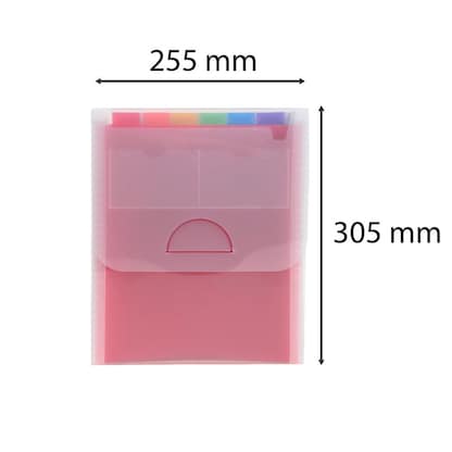 Artikelbild 2 für Exacompta Fächermappe Crystal 6 Fächer transparent, Artikelnummer 680989