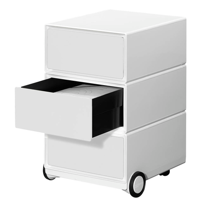 Artikelbild 4 für PAPERFLOW easyBox Rollcontainer weiß 3 Auszüge 39,0 x 43,6 x 64,2 cm, Artikelnummer 170757