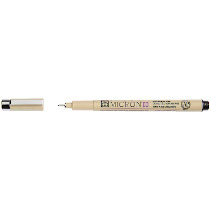 Artikelbild 17 für 6 + 1 GRATIS: Sakura Pigma Micron Fineliner-Set schwarz, 6 St. + GRATIS Brush-Pen, Artikelnummer 711487