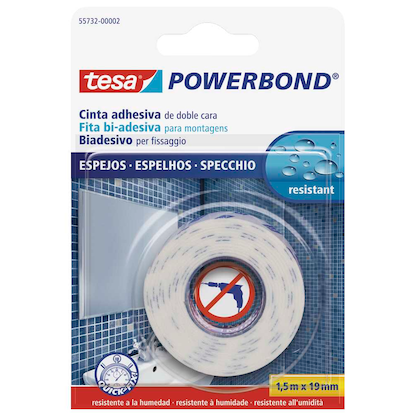 Artikelbild für tesa Montageband POWERBOND 55732 doppelseitiges Klebeband 19,0 mm x 1,5 m, 1 Rolle, Artikelnummer 728037