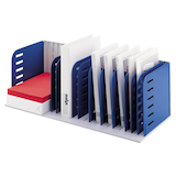 Artikelbild 1 für styro Sortierstation styrorac grau/blau mit 7 Fächer, Artikelnummer 370217