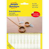 Artikelbild 1 für 930 AVERY Zweckform Schmucketiketten 3335 weiß 49,0 x 10,0 mm, Artikelnummer 816898