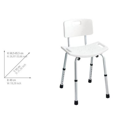 Artikelbild 2 für WENKO Badhocker Secura 209261100 weiß, Artikelnummer 530487