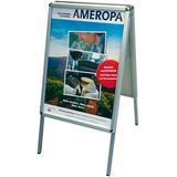 Artikelbild 1 für update displays Kundenstopper silber DIN A1 2 Fächer, Artikelnummer 217069