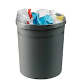 Artikelbild 1 für HAN Grip Papierkorb 18,0 l dunkelgrau, Artikelnummer 443749