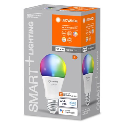 Artikelbild 3 für LEDVANCE WLAN-Lampe SMART+ WiFi Classic A60 RGBW E27 9 W matt, Artikelnummer 787017