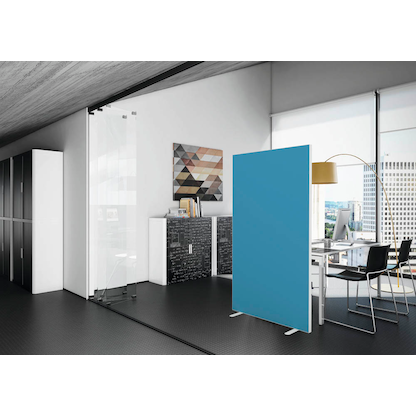 Artikelbild 3 für PAPERFLOW Trennwand easyScreen, blau 94,0 x 173,2 cm, 1 St., Artikelnummer 306550