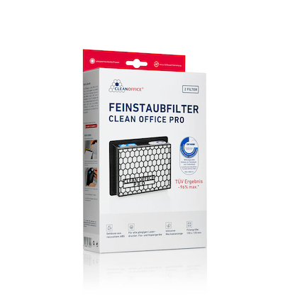 Artikelbild 3 für CLEAN OFFICE® Feinstaubfilter ProGröße 15,0 x 12,0 cm, 2 St., Artikelnummer 235497