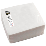 Artikelbild 1 für PROnappe Servietten weiß 2-lagig 38,0 x 38,0 cm, 40 St., Artikelnummer 361756
