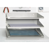 Artikelbild 1 für DURABLE Sortierstation grau mit 3 Fächer, Artikelnummer 445066